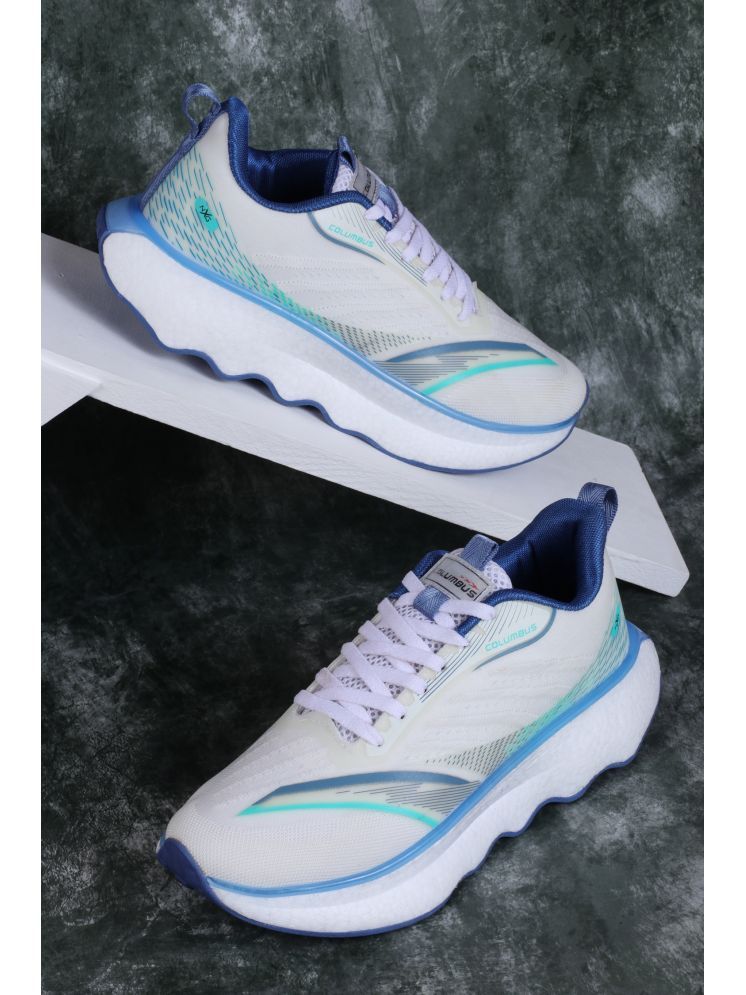     			Columbus GRAVITAS White Men's Sports Running Shoes