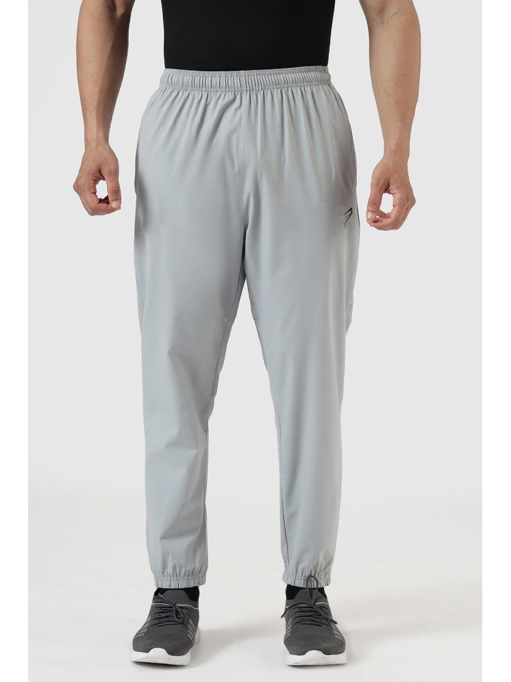     			Fuaark Light Grey Polyester Men's Sports Joggers ( Pack of 1 )