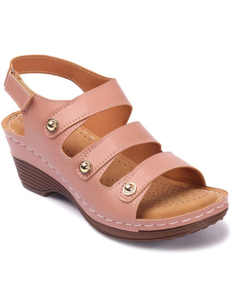     			Picktoes Pink Women's Sandal Heels