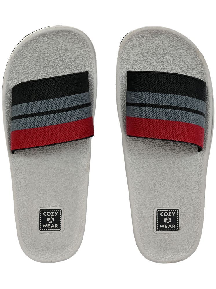     			Cozy Wear Grey Men's Slide Flip Flop