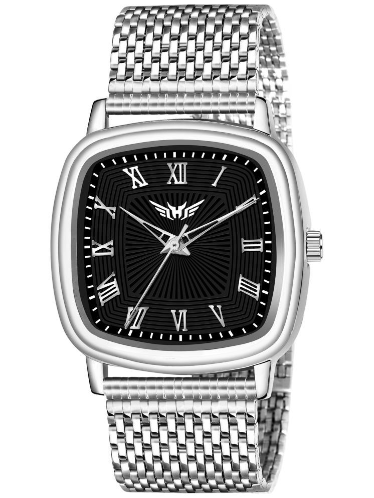     			Hala Silver Stainless Steel Analog Men's Watch