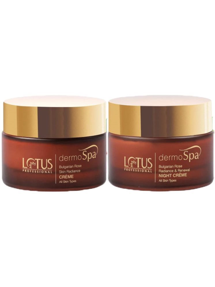     			Lotus Professional DermoSpa Bulgarian Rose Day Cream 50g , Night Cream 50g (Pack of 2)