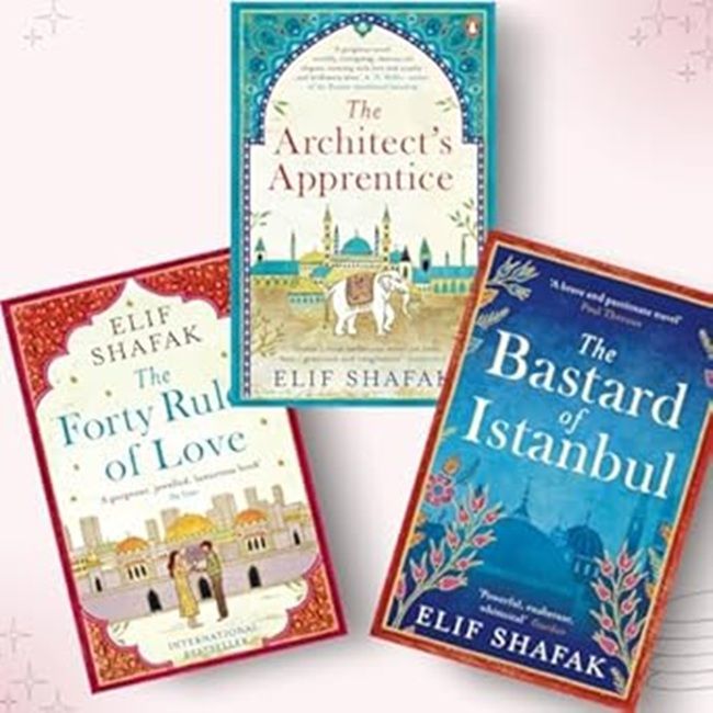     			The Forty Rules of Love , The Architects Apprentice & The Bastard of Istanbul Set of 3 Novels English