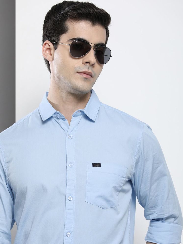     			The Indian Garage Co Men Blue Comfort Cotton Casual Shirt