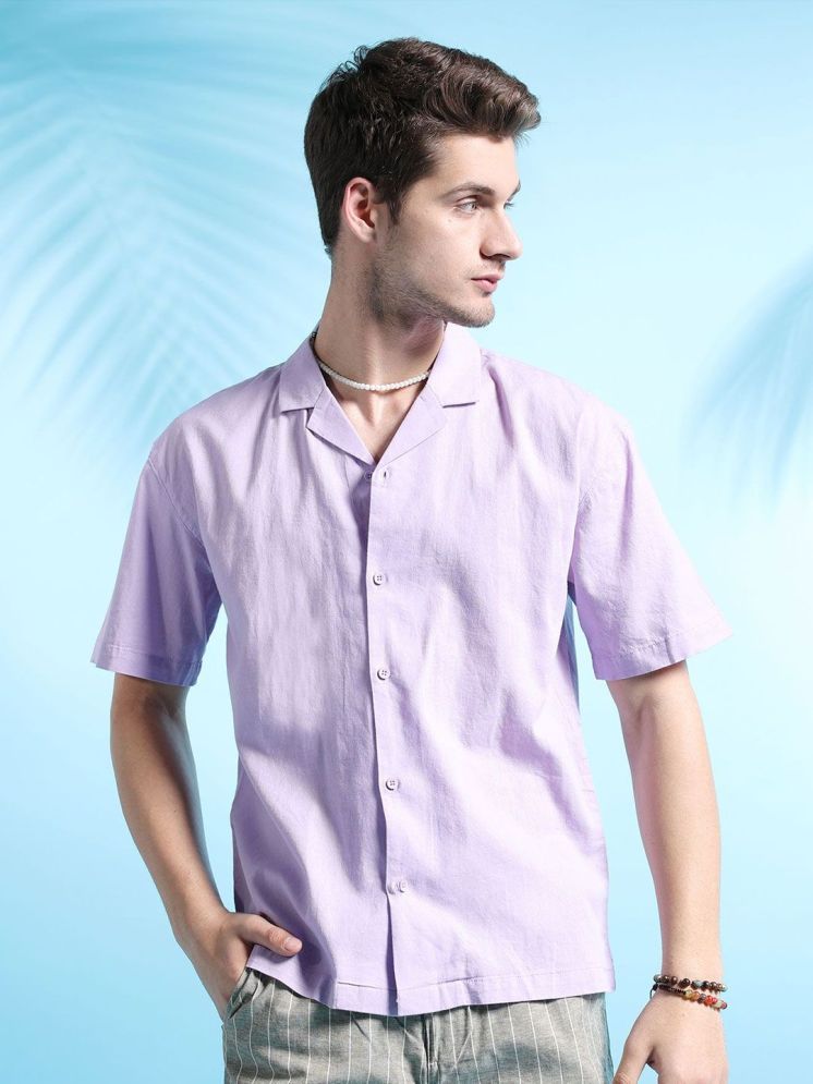     			The Indian Garage Co Men Linen Casual Shirt