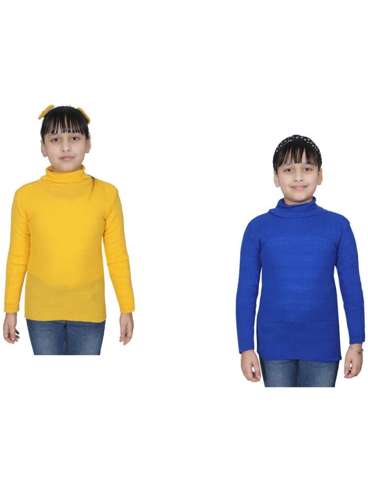     			IndiWeaves Pack of 2 Girls Wollen Pullover ( Multicolor 1 )