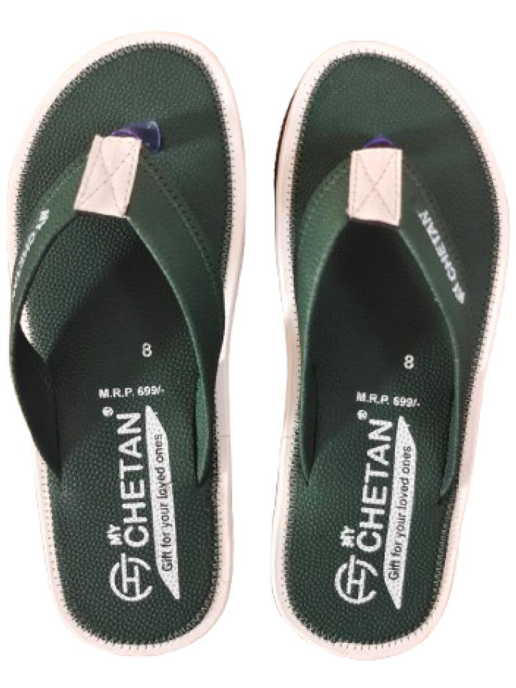     			MYCHETAN Green Men's Daily Slipper