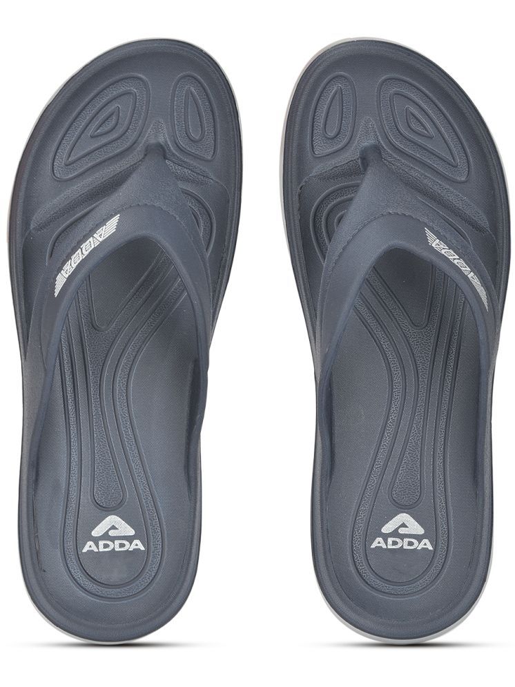     			Adda Navy Blue Men's Thong Flip Flop