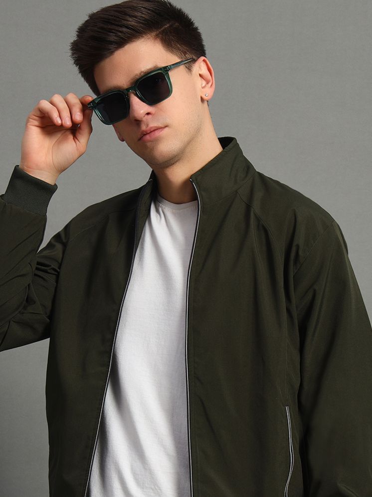     			GET GOLF Polyester Men's Casual Jacket - Olive ( Pack of 1 )