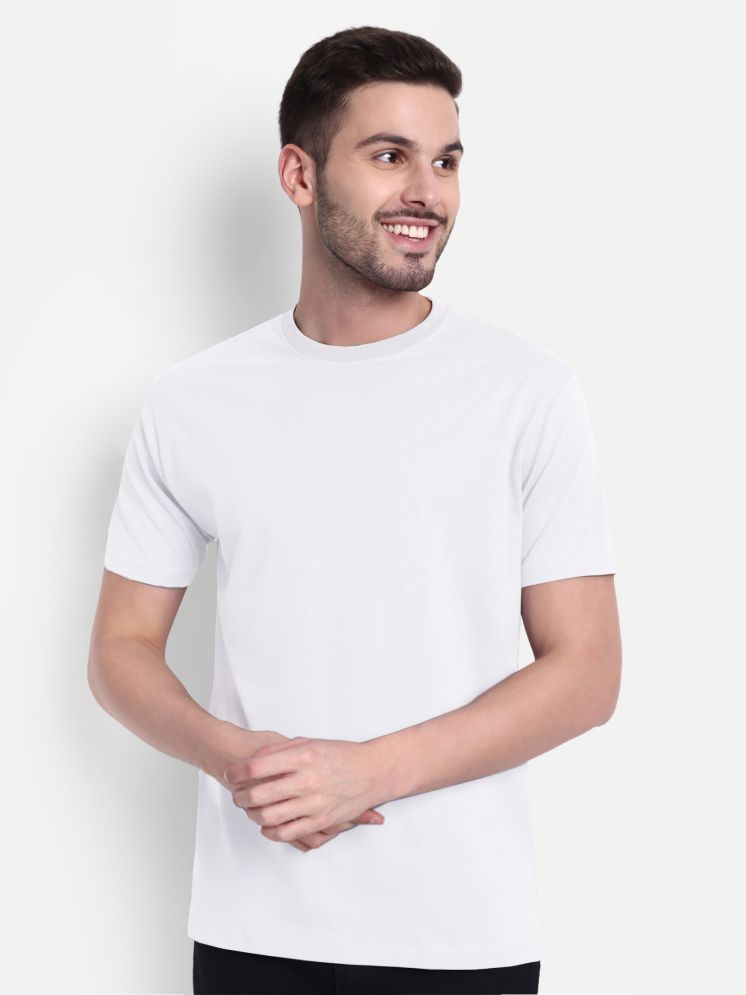     			Inner Element Pack of 1 Cotton Regular Fit Men's T-Shirt ( White )