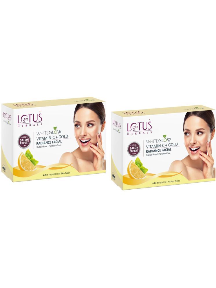     			Lotus Herbals WhiteGlow Vitamin-C Single Facial Kit 57g (Pack of 2)