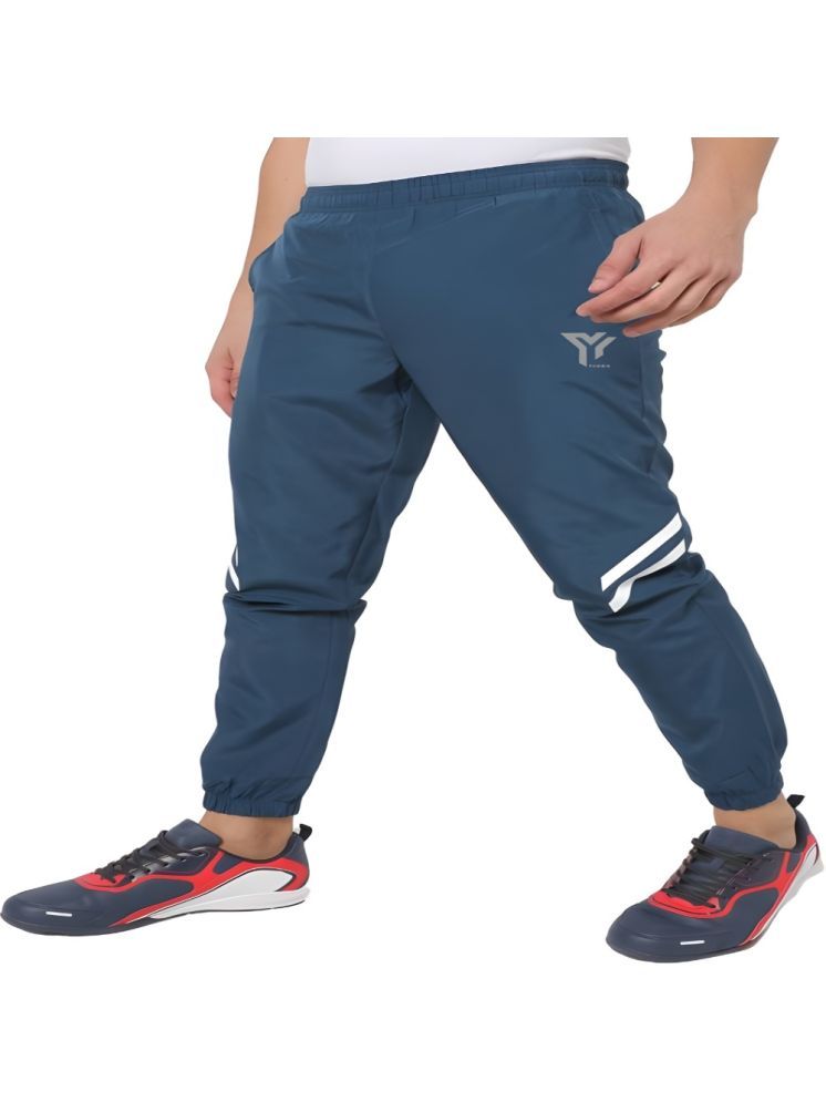     			YUNEK Blue Polyester Men's Trackpants ( Pack of 1 )