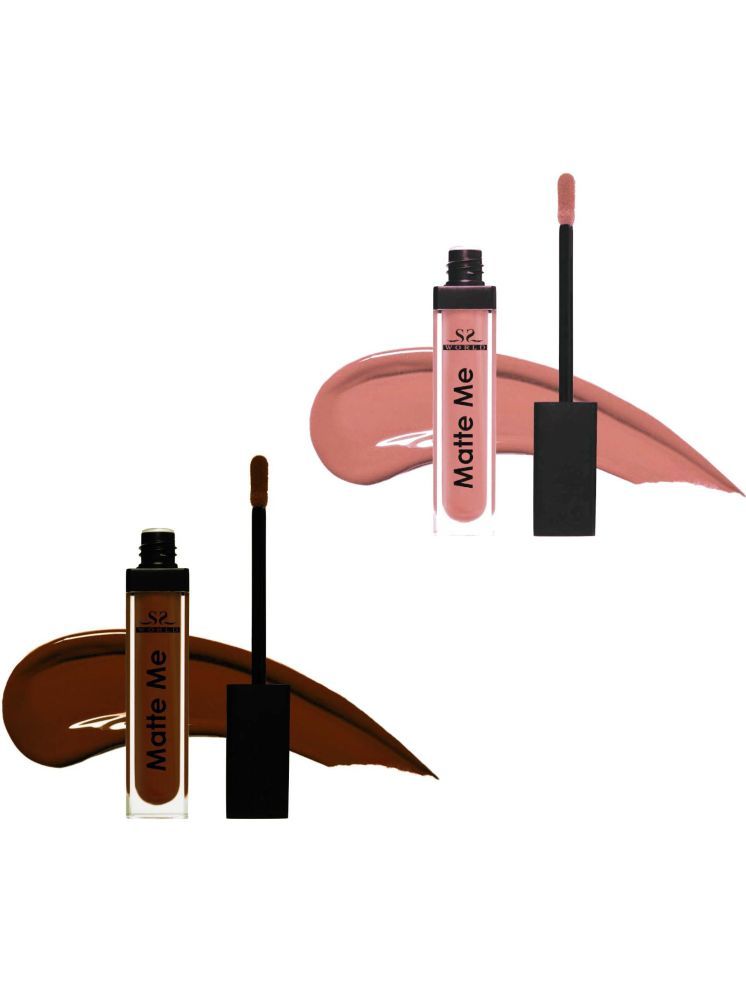     			ssworld Brown Matte Lipstick 6