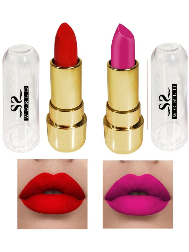     			ssworld Hot Pink Creme Lipstick 6