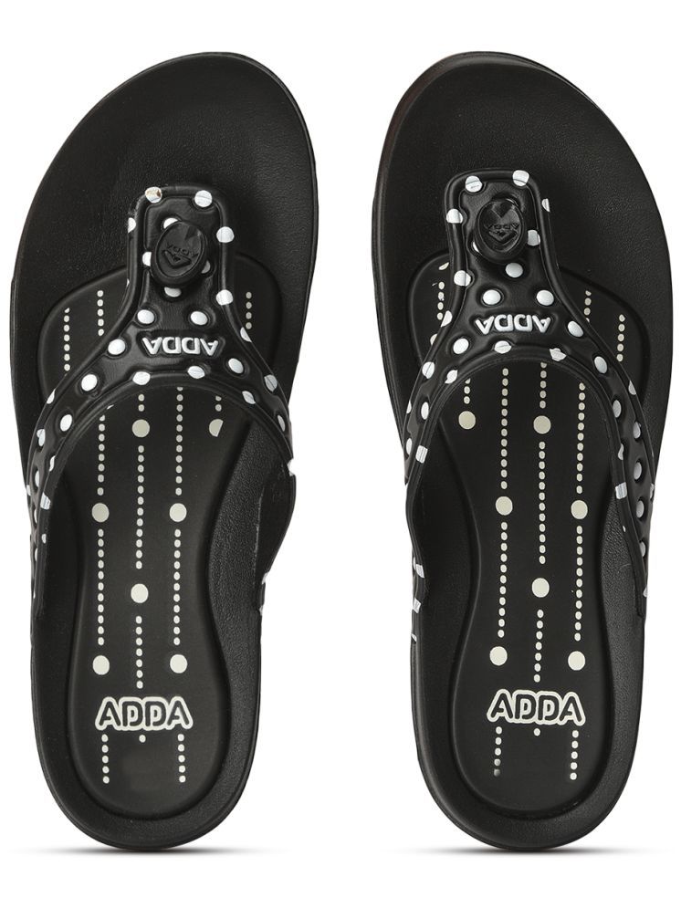     			Adda Black Women's Slipper