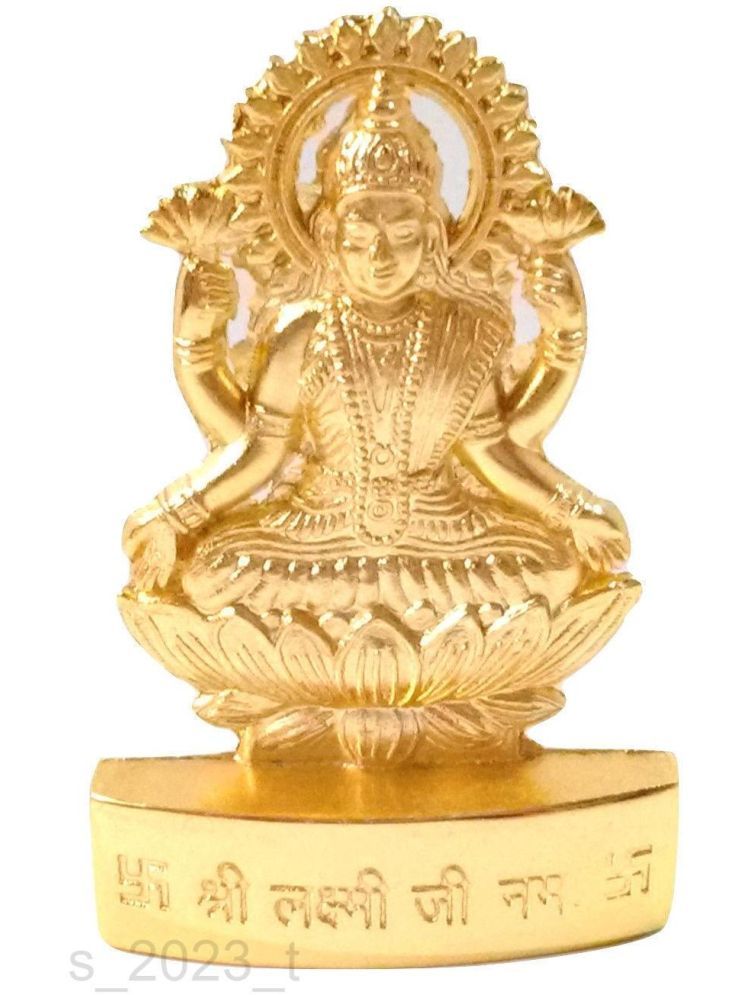     			Shri Astha Vinayak Brass Goddess Laxmi Idol ( 13 cm )