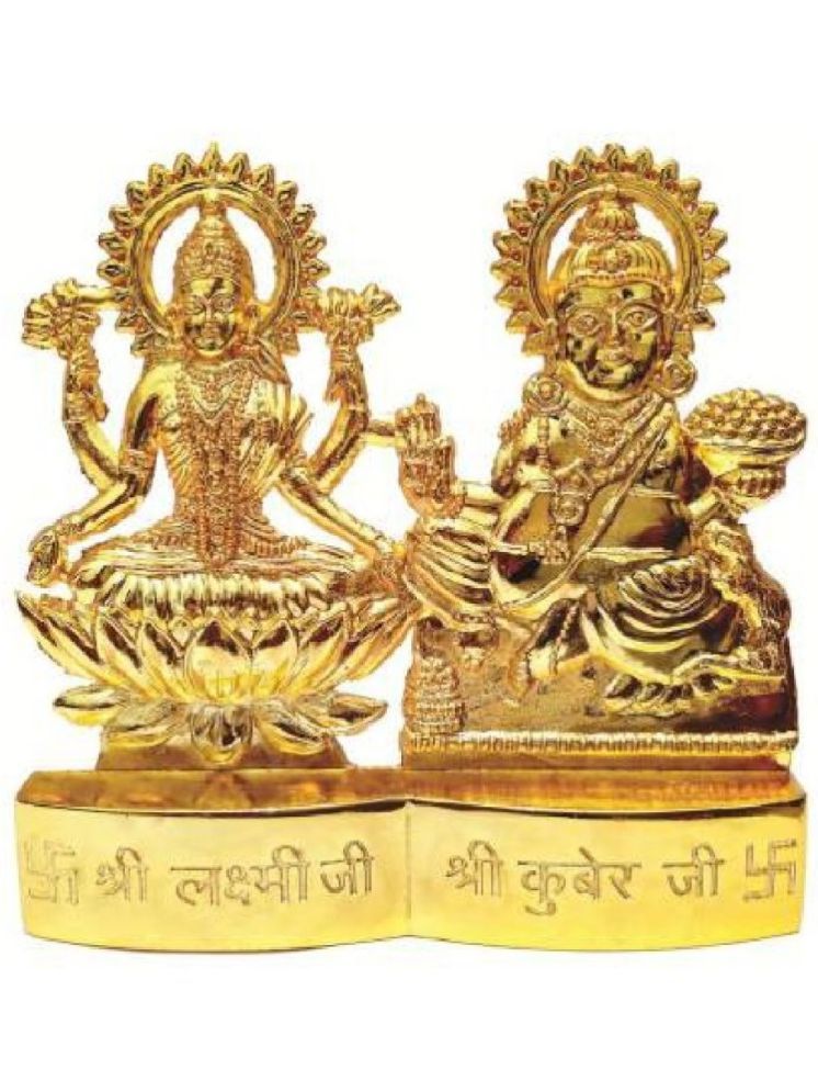     			Shri Astha Vinayak Brass Laxmi Kuber Idol ( 1 cm )