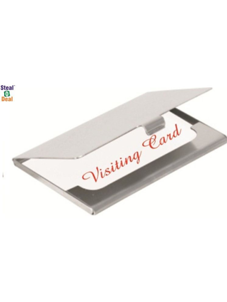     			Stealodeal Steel Card Holder ( Pack 1 )