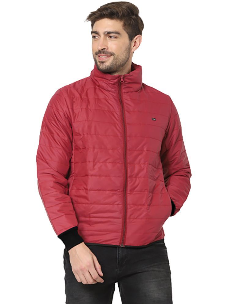     			code yellow Polyester Men's Puffer Jacket - Red ( Pack of 1 )