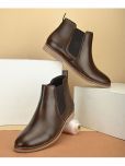 Fentacia MEN CASUAL SHOES BROWN Men's High Tops Shoes