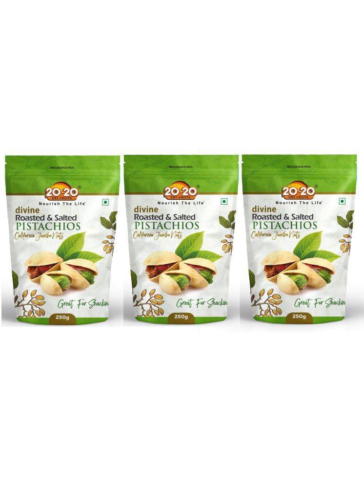     			20-20 Dry Fruits Pistachio Nut (Pista) 750 Pack of 3