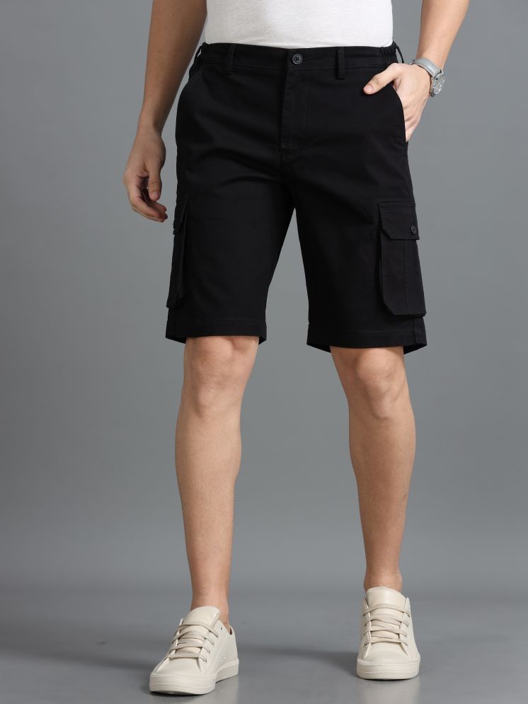     			Cool Colors Black Cotton Men's Cargos ( Pack of 1 )