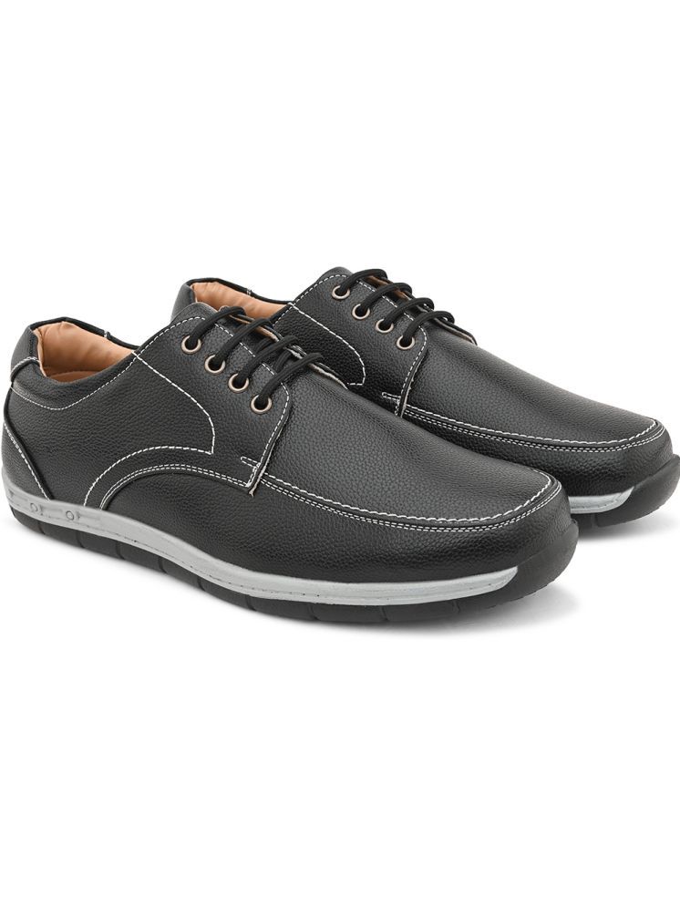     			Fentacia MEN CASUAL SHOES Black Men's Outdoor Shoes