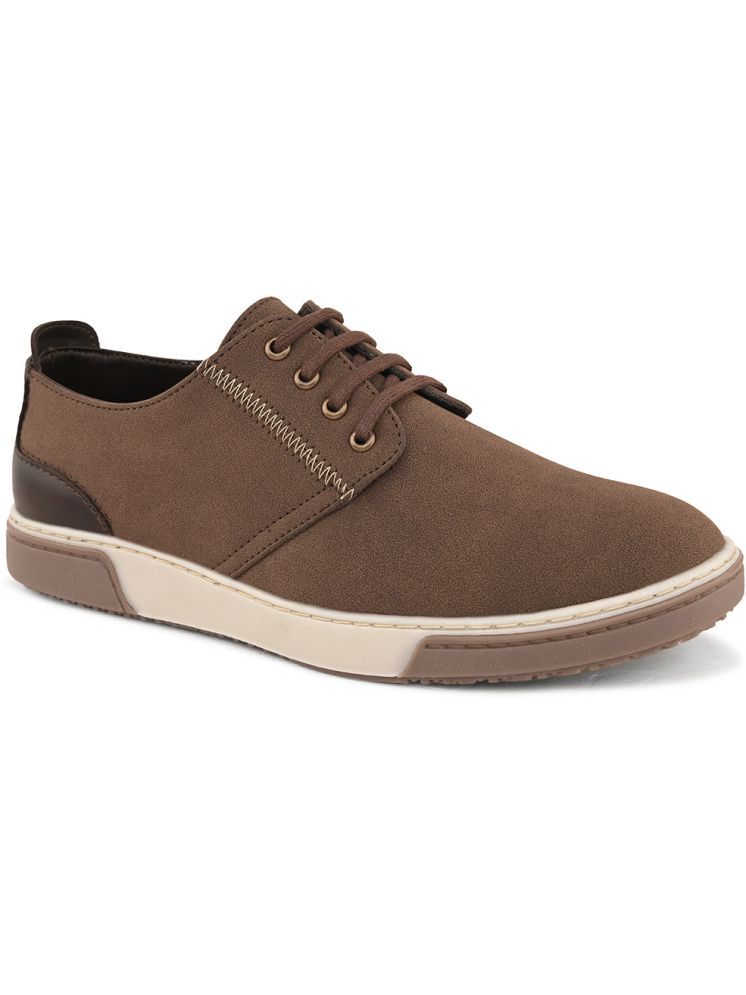     			Fentacia MEN CASUAL SHOES Brown Men's Outdoor Shoes