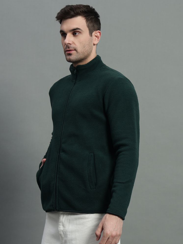     			GET GOLF Fleece High Neck Men's Sweatshirt - Green ( Pack of 1 )