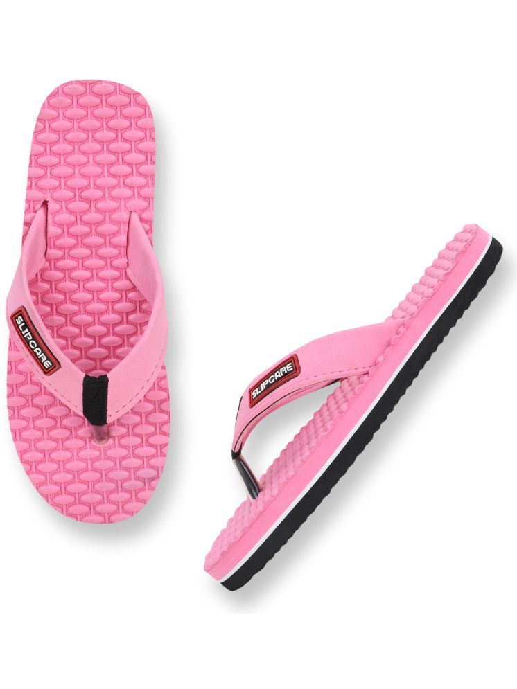     			SLIPCARE Pink Women's Massage Flip Flop