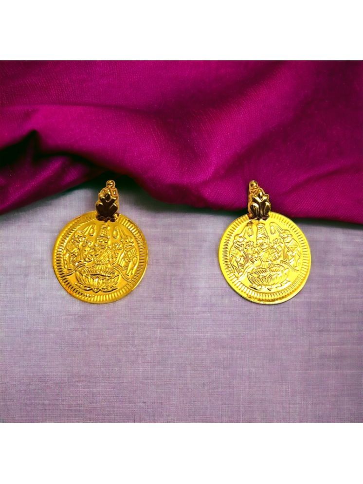     			TGS GOLD COVERING Gold Pendant set ( Pack of 1 )