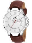 Espoir Brown Leather Analog Men's Watch