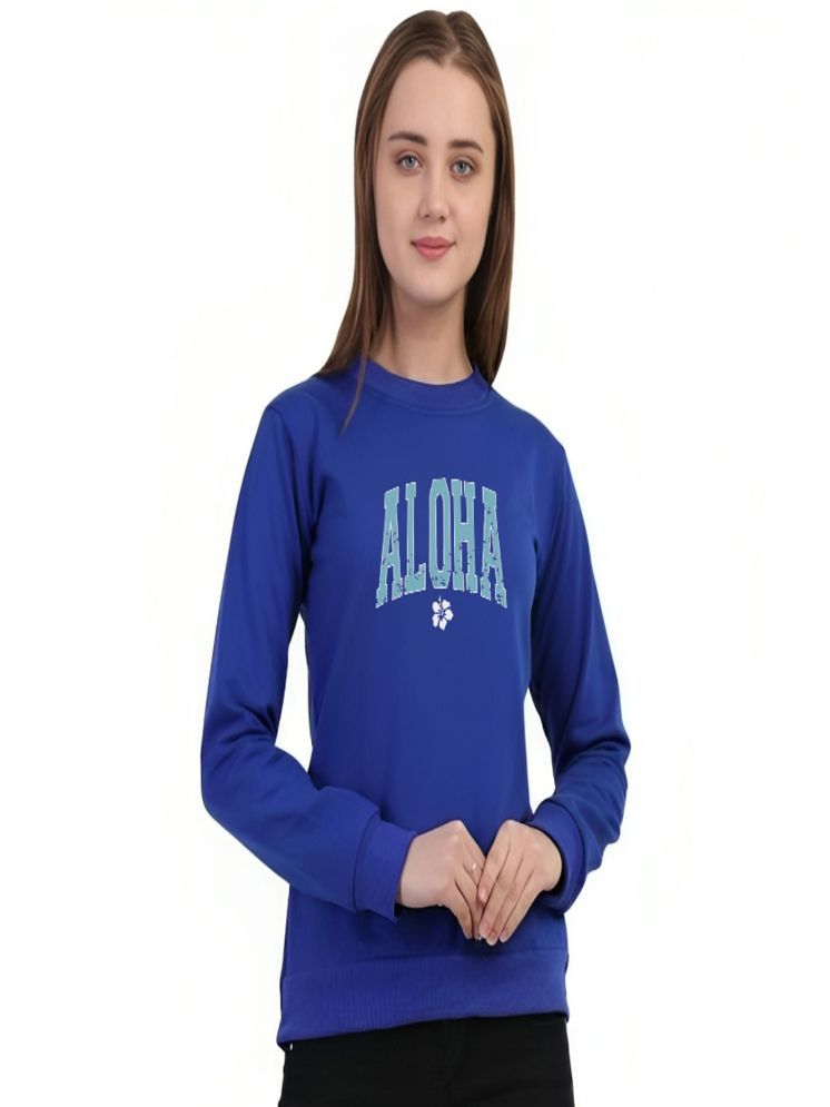     			Calm Down Fleece Women's Non Hooded Sweatshirt ( Blue )