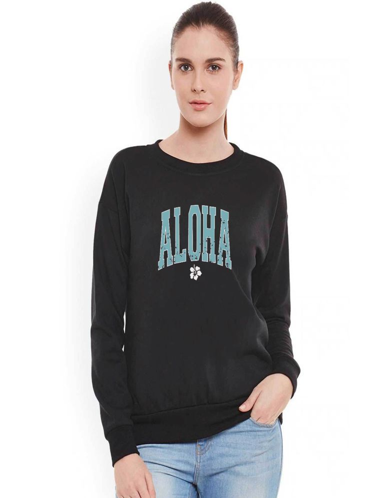     			Calm Down Fleece Women's Non Hooded Sweatshirt ( Black )