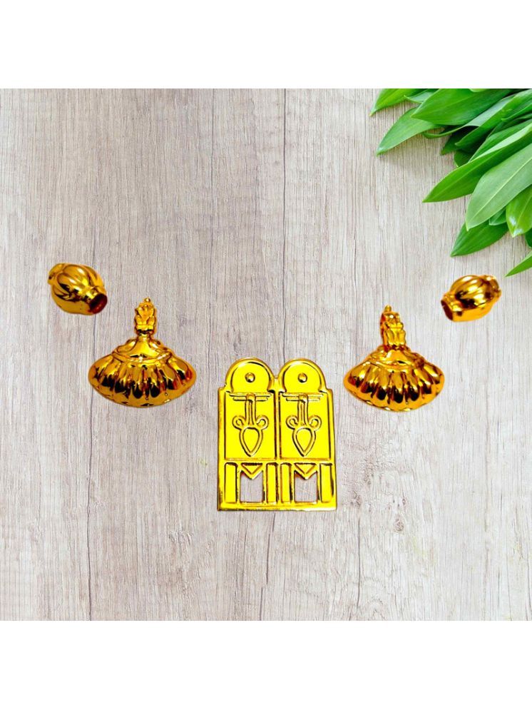     			TGS GOLD COVERING Gold Pendant set ( Pack of 1 )