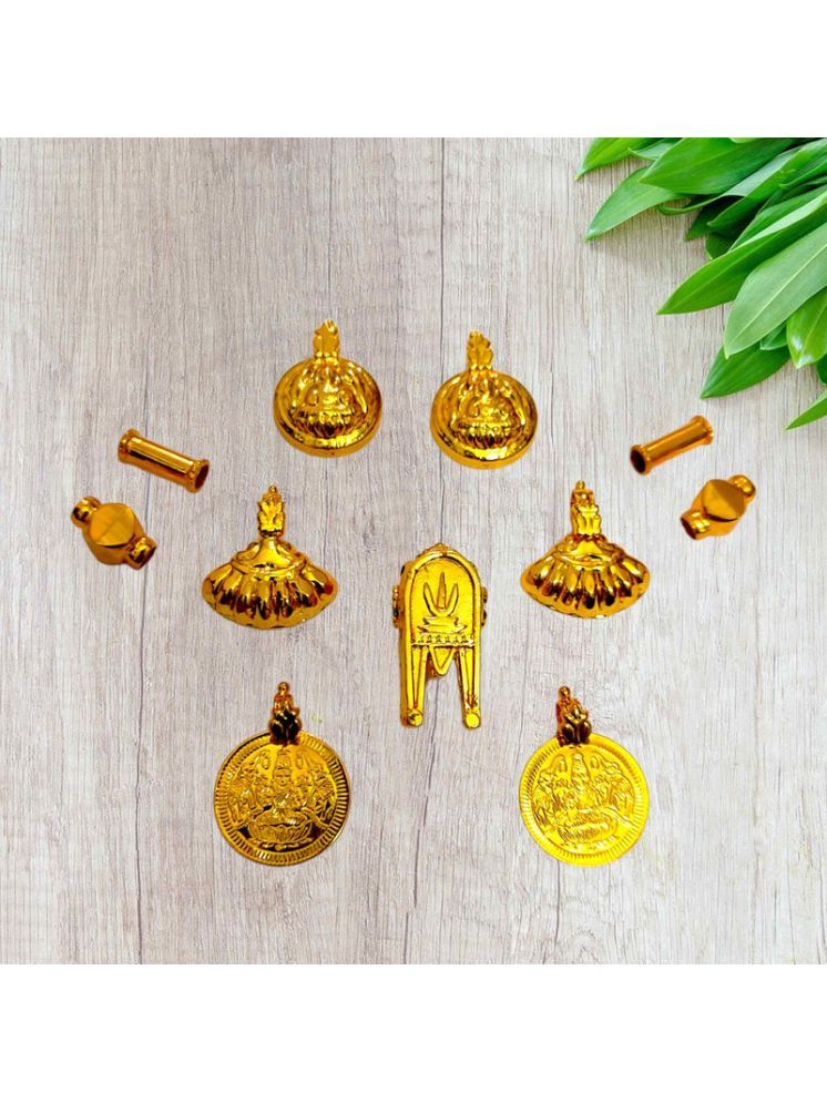     			TGS GOLD COVERING Gold Pendant set ( Pack of 1 )