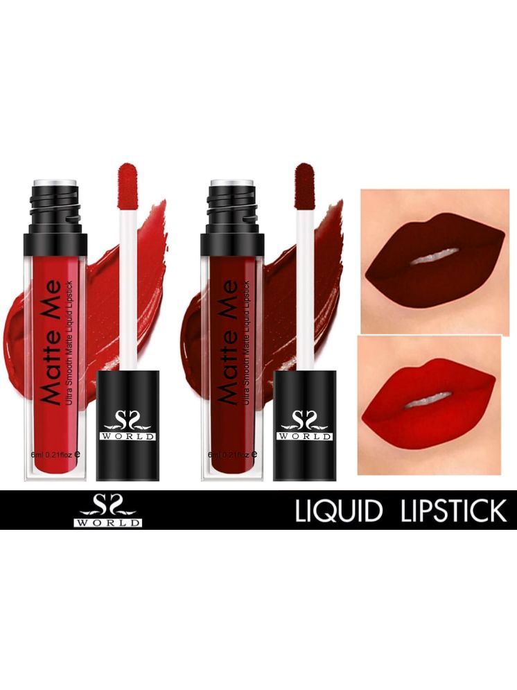     			ssworld Cherry Matte Lipstick 6