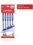 Cello Gripper Ball Pen 5Ct Blue (Pack of 8)