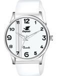 Espoir White Silicon Analog Men's Watch