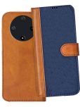 Knotyy Brown Flip Cover Artificial Leather Compatible For Honor X9b 5G ( Pack of 1 )