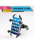 Otoroys Universal Mobile Stand for Bicycle, Motorcycle, Scooty Holder with USB Charger Bike Mobile Holder (Black)