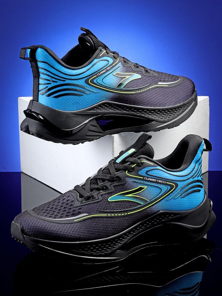     			Action Breathable For Men Black Men's Sports Running Shoes