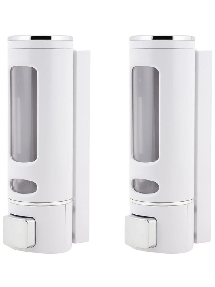     			BATHBLISS - Soap Dispenser White Capsule 2 Set