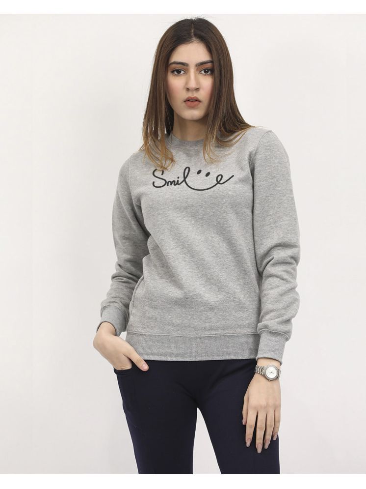     			Calm Down Fleece Women's Non Zippered Sweatshirt ( Grey )