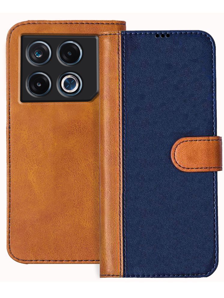     			Knotyy Brown Flip Cover Artificial Leather Compatible For Infinix GT 20 Pro 5G ( Pack of 1 )