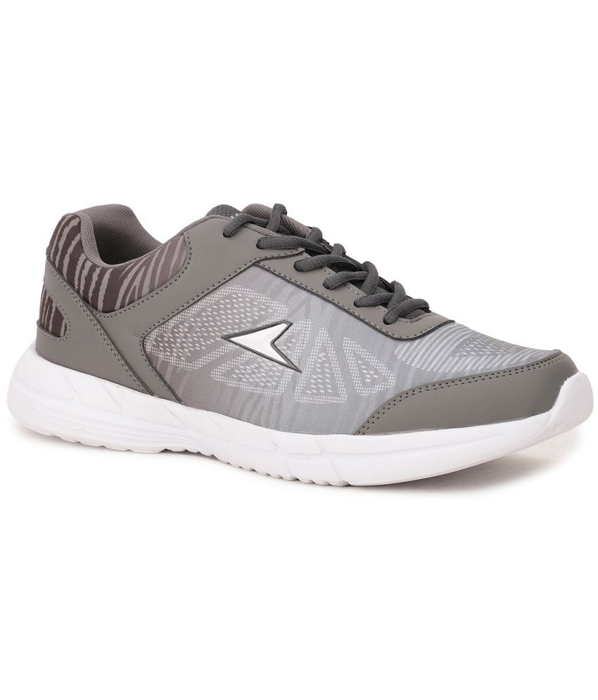     			Power Gray Men's Sports Running Shoes