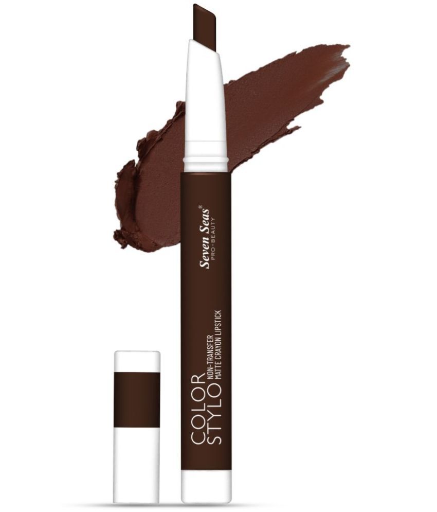     			Seven Seas Coffee Brown Matte Lipstick 3.5g