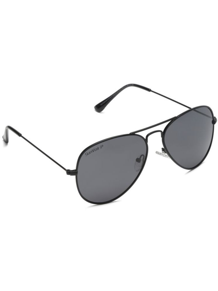     			Sunnies Black Pilot Sunglasses ( Pack of 1 )