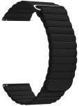 ACM Watch Strap Magnetic Leather compatible with Fastrack Jupitor R2 Smartwatch Luxury Band Black