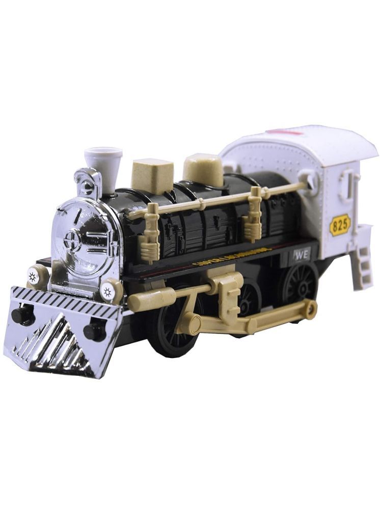     			Kid's Elegance Style and Very Realistic Looks Pull Back Super Locomotive Steam Engine Train Toy - Multicolor